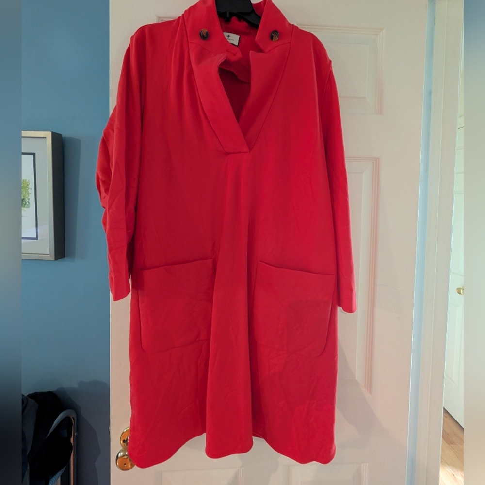 Tuckernuck Emerson Dress | Poppy Red | XXL - Picture 2 of 6